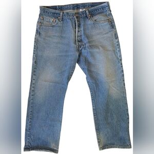 Levi 501xx Jeans Men's 38x30 (38x27x) Butterfly Straight Leg Read Description